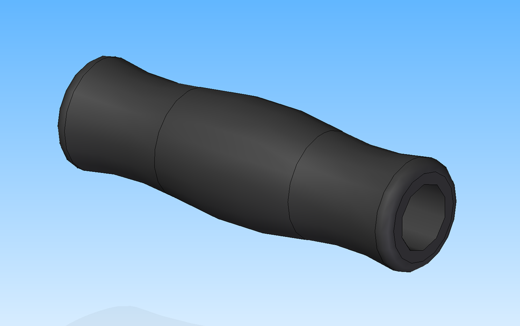 HANDLE GRIP 3/4" FOAM BLK