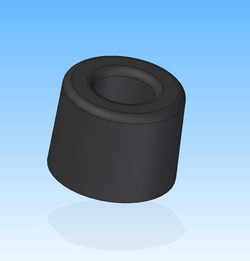 [18406] FOOT RUBBER  5/8"X1/2"