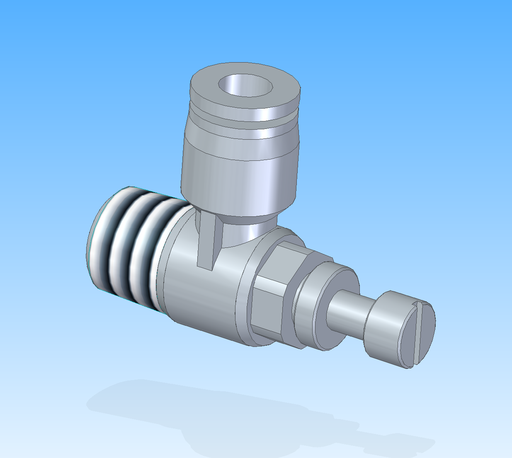 [62553] FTG 1T FLOW CTRL 1/4TX1/8 NPT